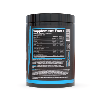 Wrecked Enraged Blue Razz Ingredients